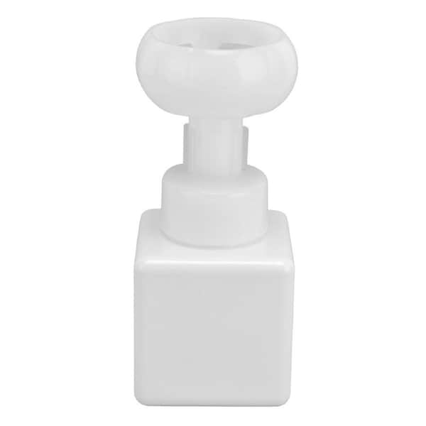 250ml Foam Pump Bottle Portable Refillable Reusable FlowerShaped Liquid Soap Dispenser(White )