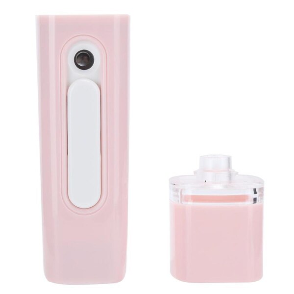USB Nano Mist Sprayer Air Humidifier Portable Handheld Moisturizing Face Sprayer 28mlPink