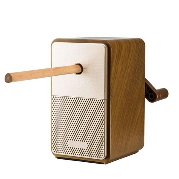 Catzon Manual Pencil Sharpener with Adjustable Point for School Office-Brown