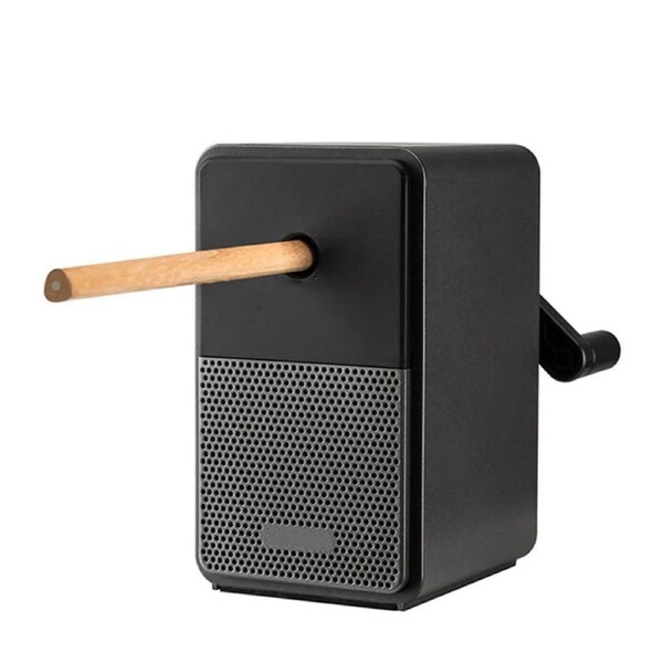 Catzon Manual Pencil Sharpener with Adjustable Point for School Office-Black