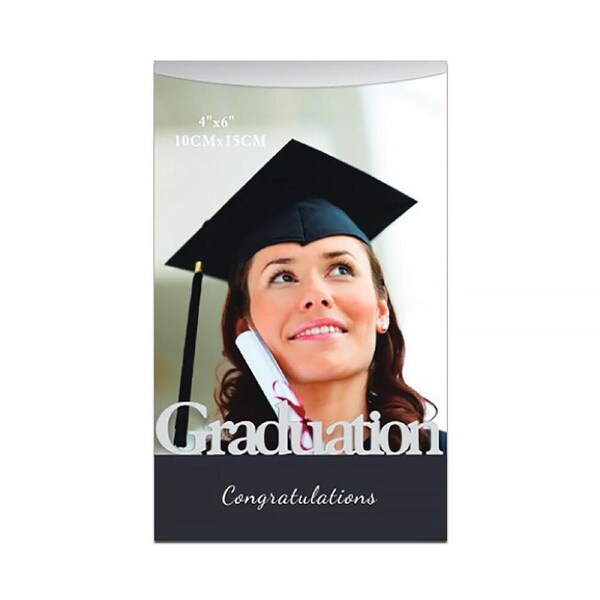 The Russell Collection Photo Frame 4x6 Shadow Graduation Whitehill HP-SH4GD