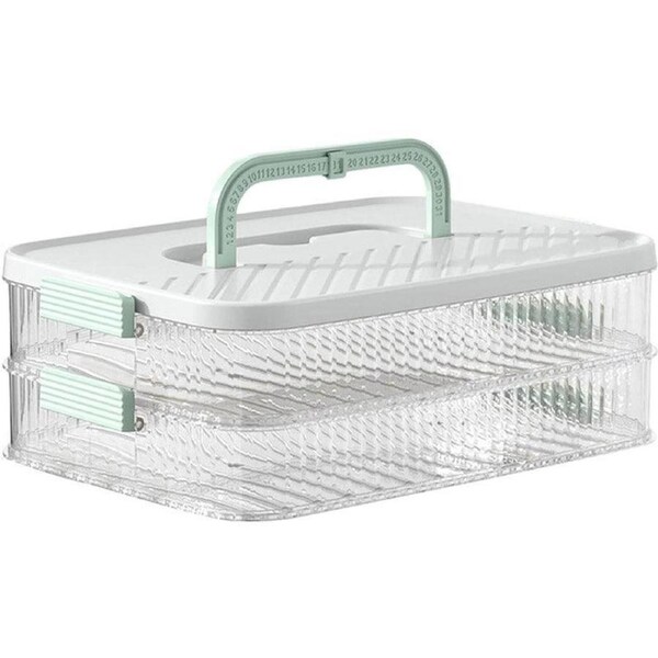 Multi Layer Dumpling Storage Box Refrigerator Freezer Organizer for Wonton