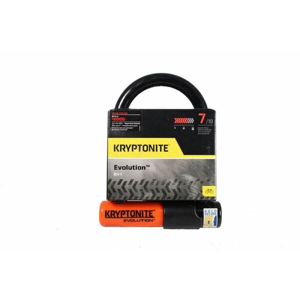 Kryptonite Evolution Mini 5 3.25 x 5.5" Bike U Lock W/ BKT