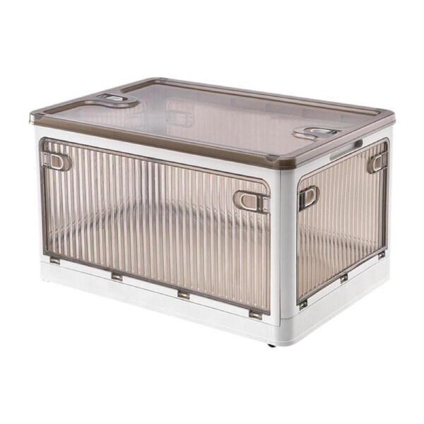 Transparent Foldable New Storage Box 27-S Stackable Organizer