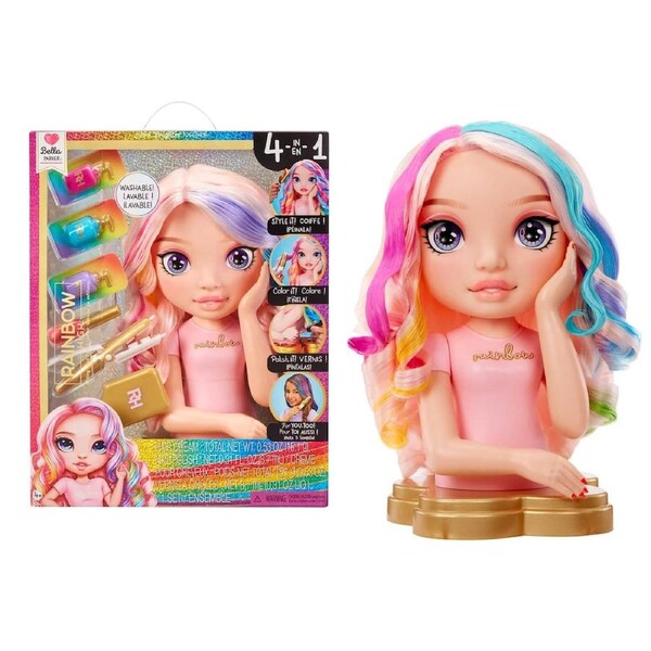 Rainbow High Bella Parker 4-in-1 13 inch Styling Head Playset