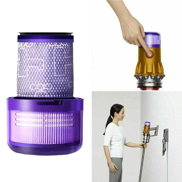 2Pack HEPA Filter For Dyson V12 Cordless Vacuum Detect Slim Absolute Motorhead