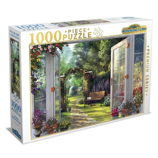 Harlington - Garden Doorway View Puzzle 1000pc