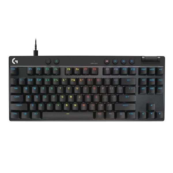Logitech PRO X TKL RAPID Wired Gaming Keyboard - Black