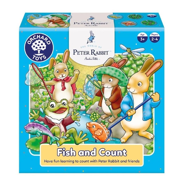 Orchard Toys Peter Rabbit Fish & Count Kids/Children Educational Toy 3y+