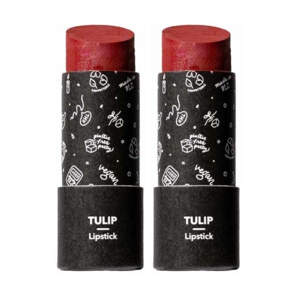 2 x ETHIQUE Lipstick 8g - Tulip Deep Berry Brown