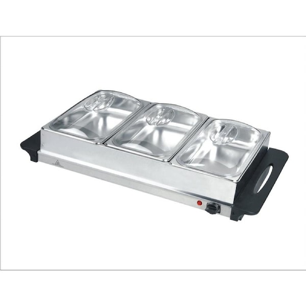 3x2.5 L Food Warmers for Parties Buffet Servers and Warmers