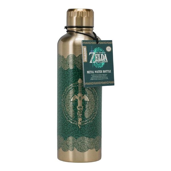 Paladone The Legend Of Zelda Tears Of The Kingdom Metal Water Bottle