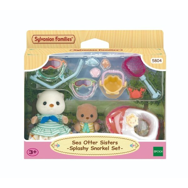 Sylvanian Families Sea Otter Sisters Splashy Snorkel Set