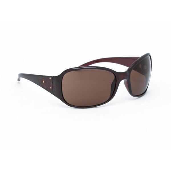Langtemeng Sunglasses - Brown Oversized Butterfly - Gold