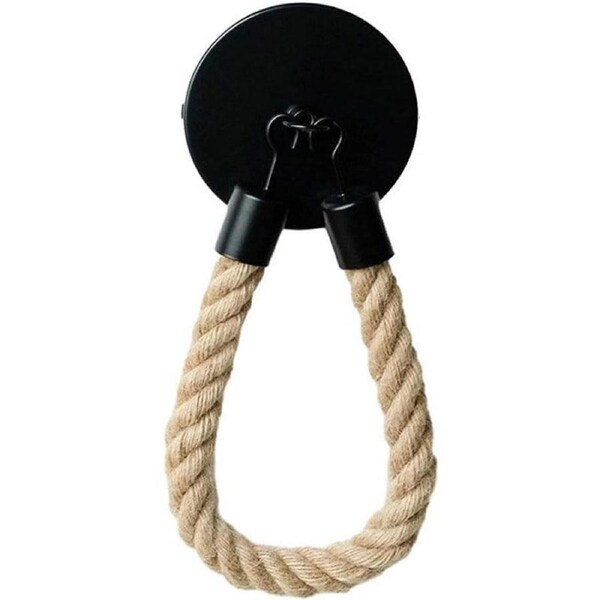 Black Wall Mounted Paper Towel Holder Hanging Roll Dispenser Kitchen Storage