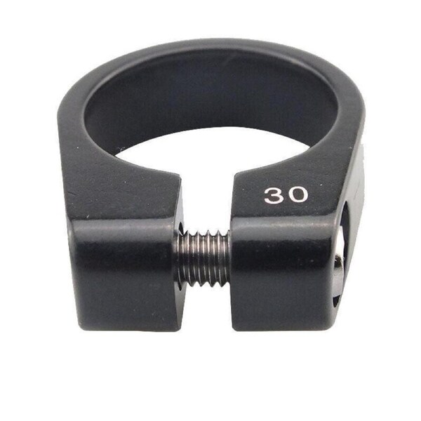 30mm Bike Seatpost Clamp Screw Lock for Balance Bike Fixie and MTB