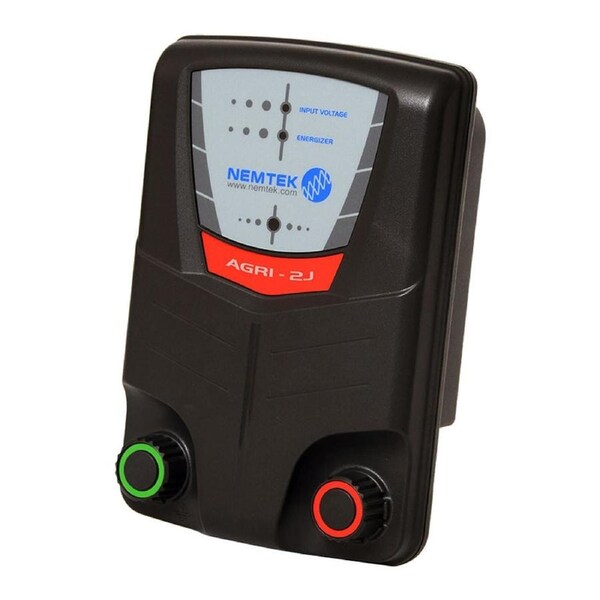 Nemtek Agri 20km Mains / Battery Electric Fence Energiser - AE-A020J