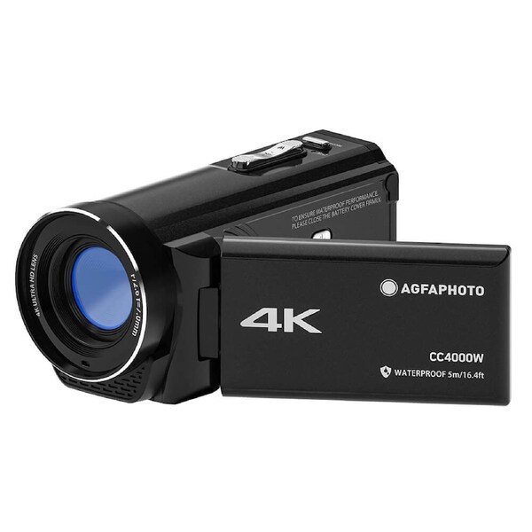 AgfaPhoto Realimove CC4000W Digital Waterproof Camcorder - Black