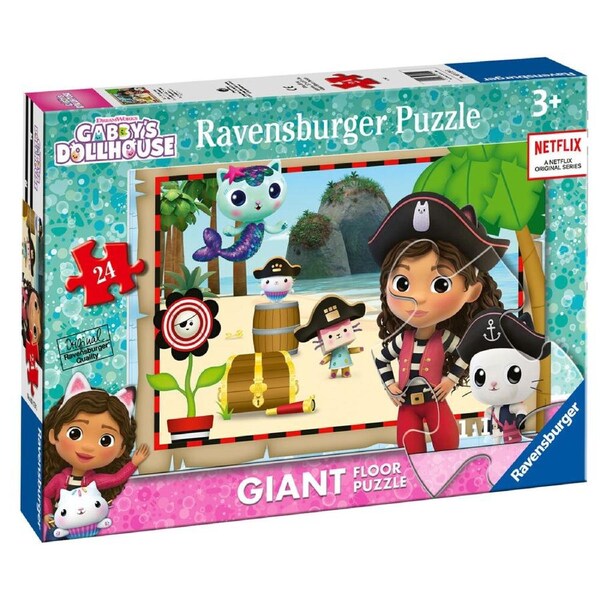 24pc Ravensburger Gabby's Dollhouse Giant Floor Jigsaw Puzzle Children 3y+