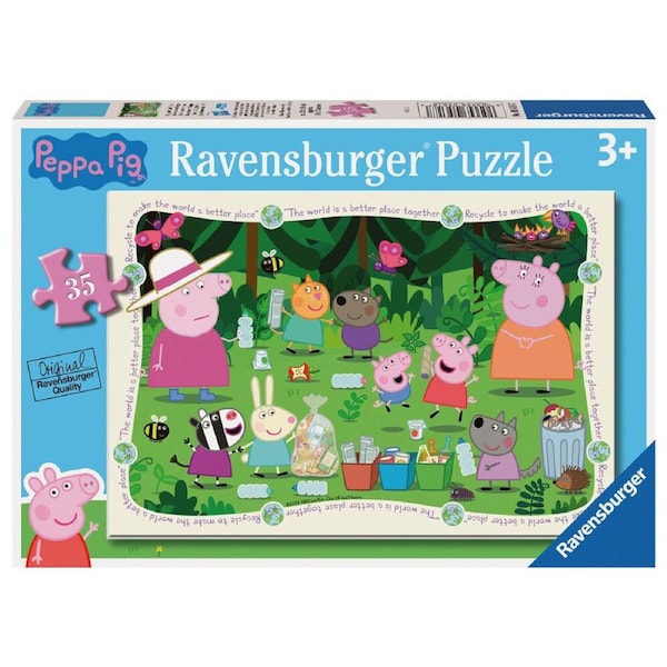35pc Ravensburger Peppa Pig Floor Jigsaw Puzzle Game Set Kids/Children 4y+