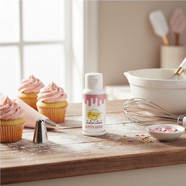 Bakette Icing Gel Colour Dusty Rose 21g