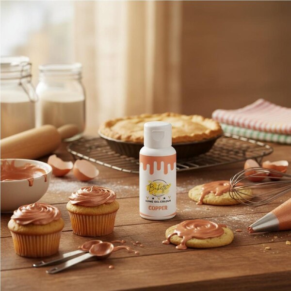 Bakette Icing Gel Colour Copper 21g
