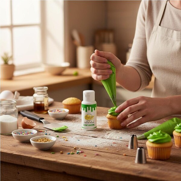 Bakette Icing Gel Colour Leaf Green 21g