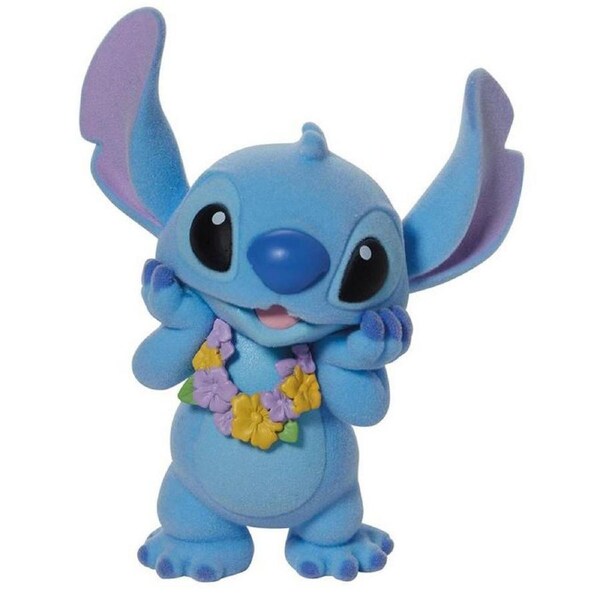 Enesco Figurine 9cm Disney Stitch Flocked, Whitehill 6013840