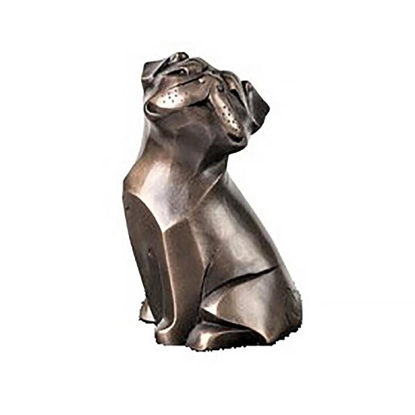 The Gallery Collection Figurine 10cm Dog Pug Bronze Finish, Whitehill HL-DPUG