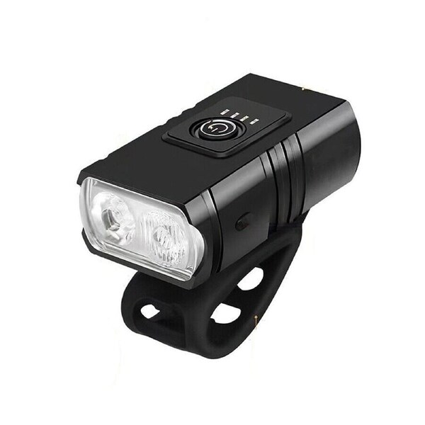 T6 LED Bicycle Bike Lights Rechargeable Front Rear Headlight Tail Light Set