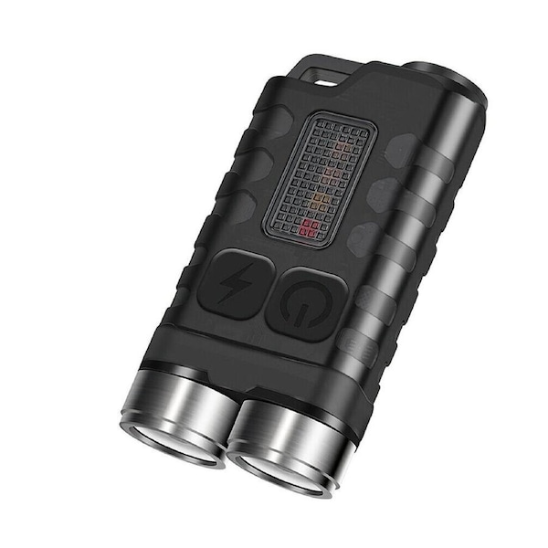 USB Type-C Rechargeable Mini Keychain EDC Flashlight Work Light V3 - 900 Lumens
