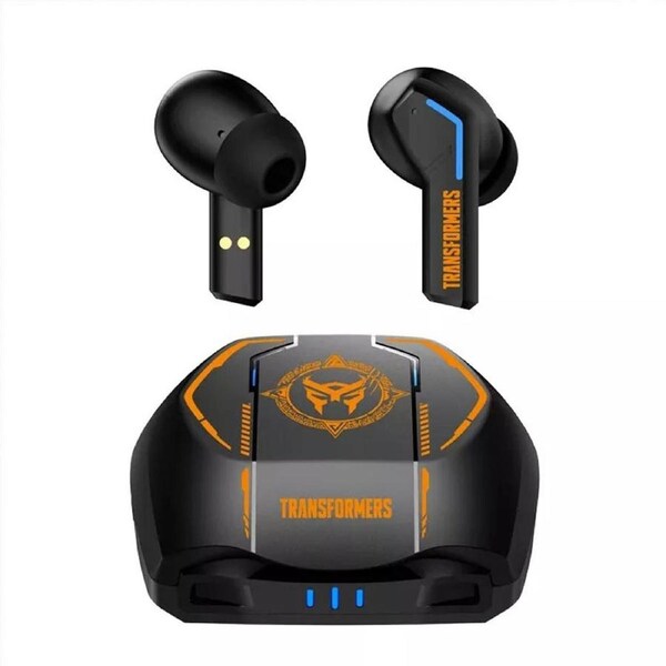 Transformers TWS Wireless Earphones Bluetooth V5.3 Rechargeable TF-T06 - Black