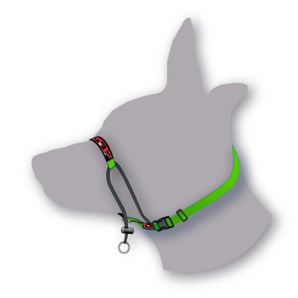 BlackDog Wear Black Dog Training Halter Mini-Xlarge [Green] [Size: Small / 27cm-37cm]