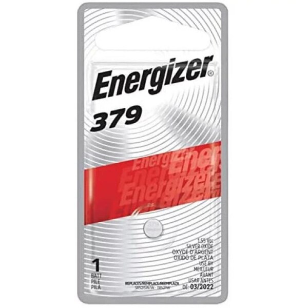 Energizer 379 Silver Oxide Watch Battery 1 Each
