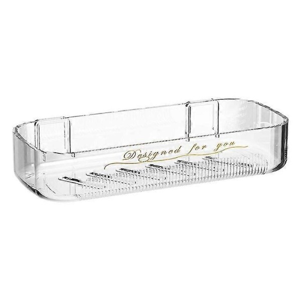 1PCS Shower Shelf No Drilling, Transparent Bathroom Shelf, Plastic Shower Caddy, Wall Mounted Spice Storage Rack for Bathroom, Kitchen, Living Room