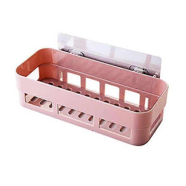 Bathroom Shelf Toilet Adhesive Shampoo Gel Storage Basket Wall Hanging Bathroom Storage Rack Bathroom Sundries Organizador