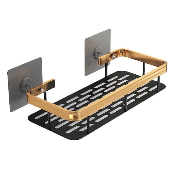 Water-proof Shower Caddy Space Saver Aluminum Bath Essentials Shower Shelf for Toilet