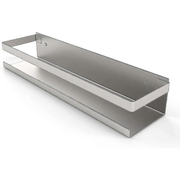 No Drilling Shower Shelf, Sus304 Stainless Steel Bathroom Shelf, Self Adhesive, Brushed 30cm