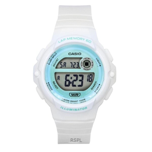 Casio Standard Digital White Resin Strap Quartz LWS-1200H-7A3V 100M Women's Watch