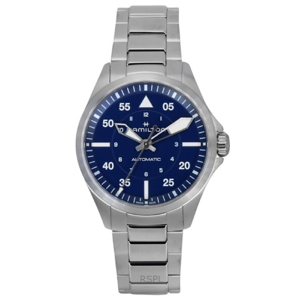 Hamilton Khaki Aviation Pilot Stainless Steel Blue Dial Automatic H76305140 100M Men's Watch