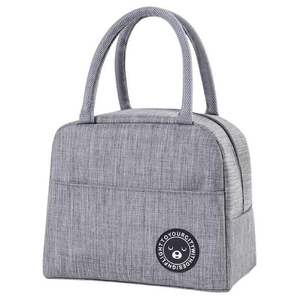 Insulated Lunch Bag-Grey