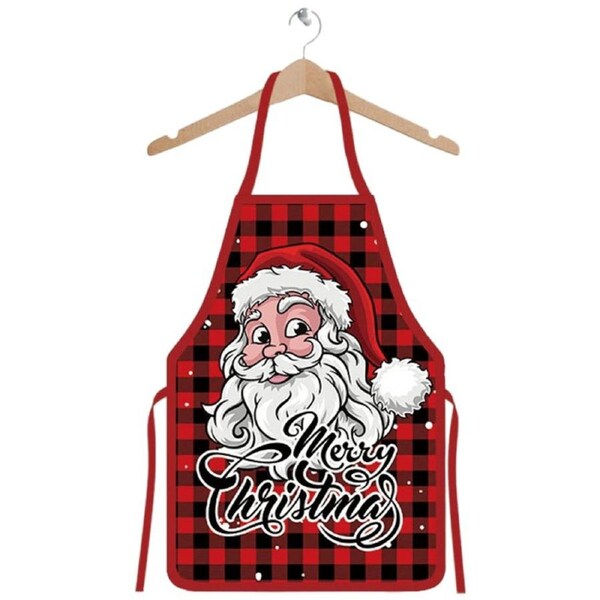 70x50CM Christmas Apron Funny XMAS Cooking Chef Costume