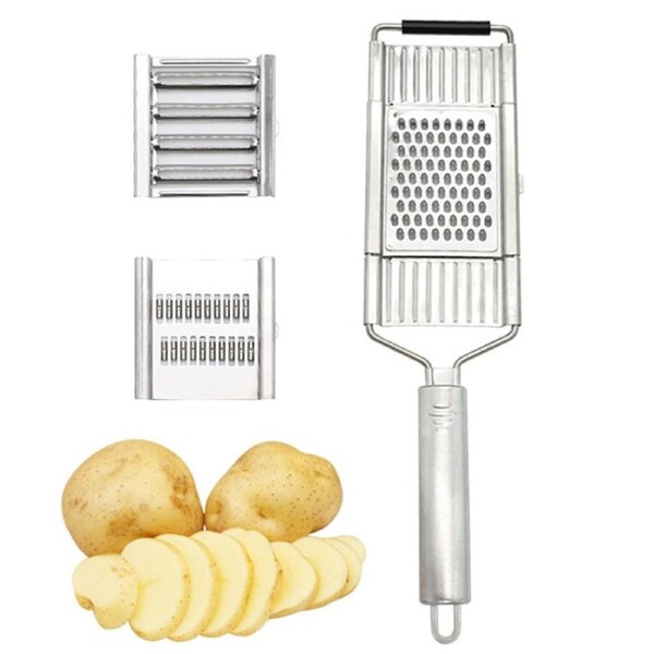 Multi-Purpose Vegetable Food Slicer Stainless Steel Grater Shredder Cutter-Style 1