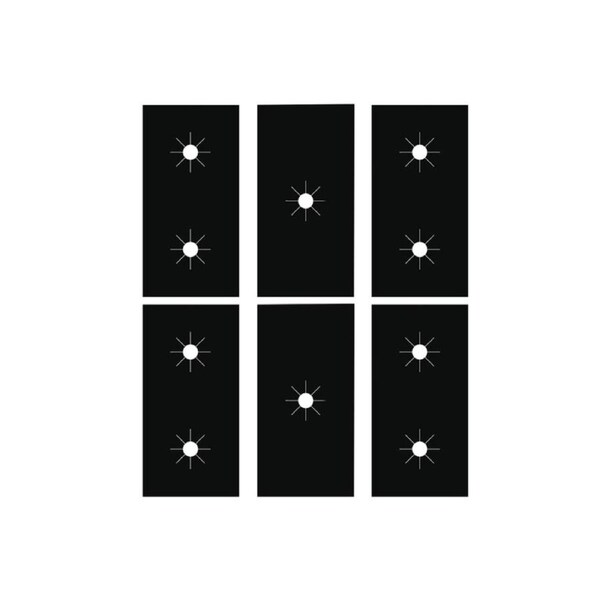 6Pcs Non Stick Gas Stove Protector Mat Reusable Gas Stove Burner Covers Pad Gas Range Protectors Covers Protector Mat Pad