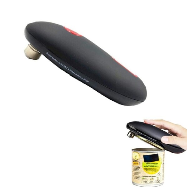 Electric Can Opener with Smooth Edge for Kitchen Cooks Elderly Housewives