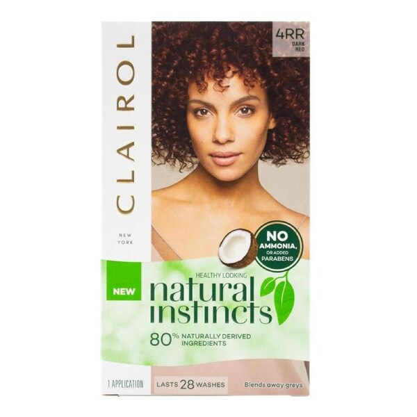 Clairol Natural Instincts Hair Colour 4RR Dark Red
