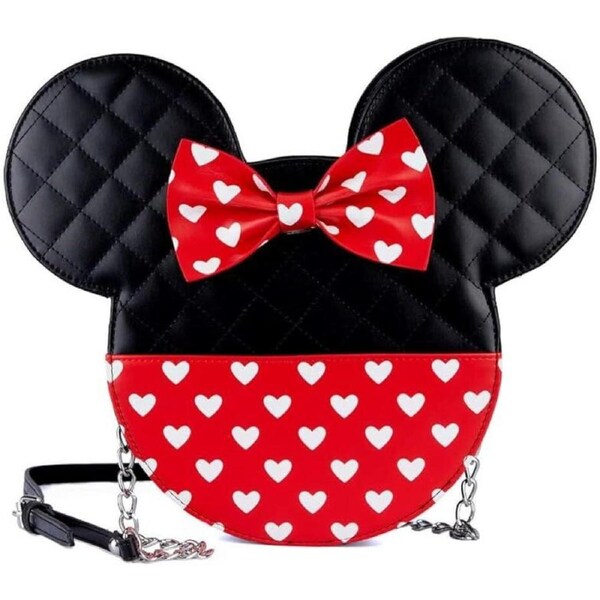 Loungefly Disney Mickey & Minnie Valentines Reversible Crossbody Bag