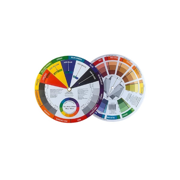 5 x Large Artists Colour Wheel 23.5cm Diameter