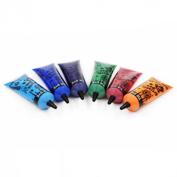 6 x 50ml Primary Tie Dye Colors Up to 20 Projects