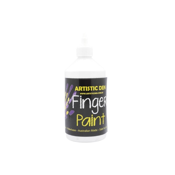 500ml Thick and Creamy White Finger Paint
